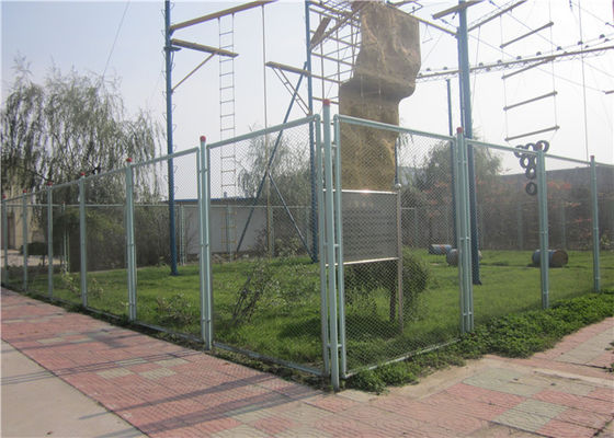 3.5mm Wire Diameter Metal Chain Link Fencing With Accessories And Etc 2400 Mm Width