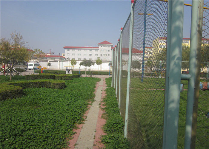 3.5mm Wire Diameter Metal Chain Link Fencing With Accessories And Etc 2400 Mm Width