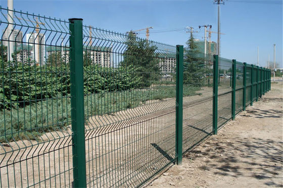 1030MM 1230MM 3D Curved Welded Wire Mesh Decorative Garden Mesh Fence