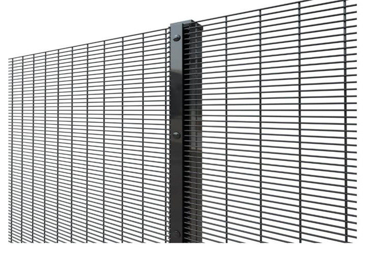 Railway 358 Anti Climb Fence Perimeter Clear View Fence Powder Coated