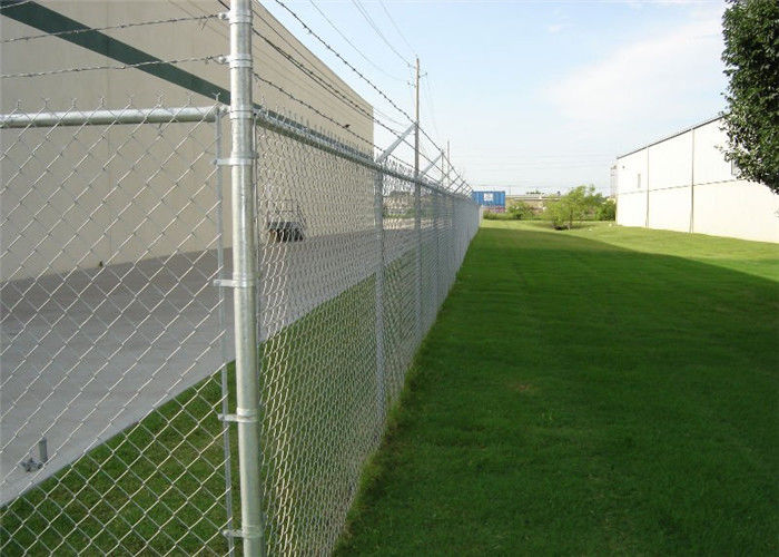 White Temporary 6ft Chain Link Fence 6 Foot Tall Chain Link Fence