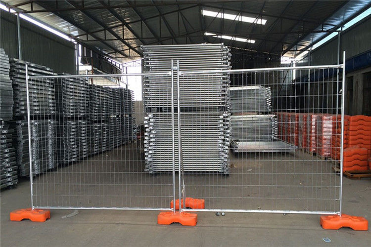 Galvanized 2.4m X 2.1m Anti Climb Temporary Fence Panel Heras Security Fence Panels