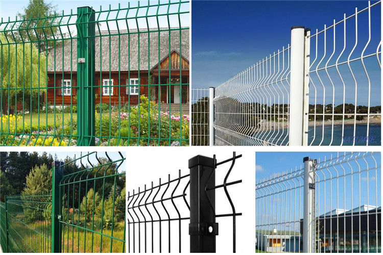 3D Welded Mesh Fencing Hot Dipped Galvanized RAL Color Customized